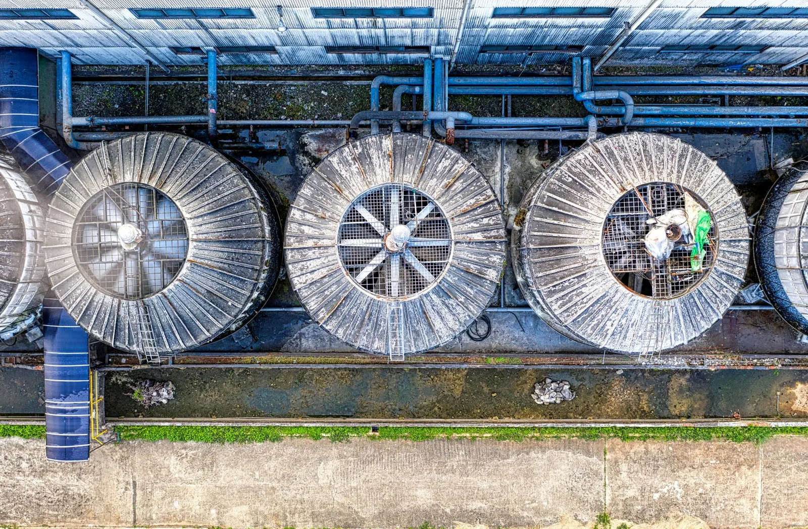 Ảnh minh họa hệ thống thông gió công nghiệp tại nhà máy